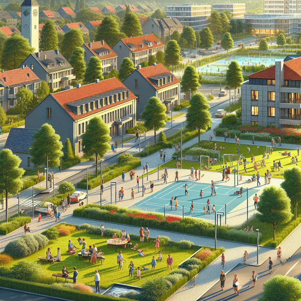 Einfluss von Schulen und Parks auf Bodenrichtwert in Dortmund Schönau